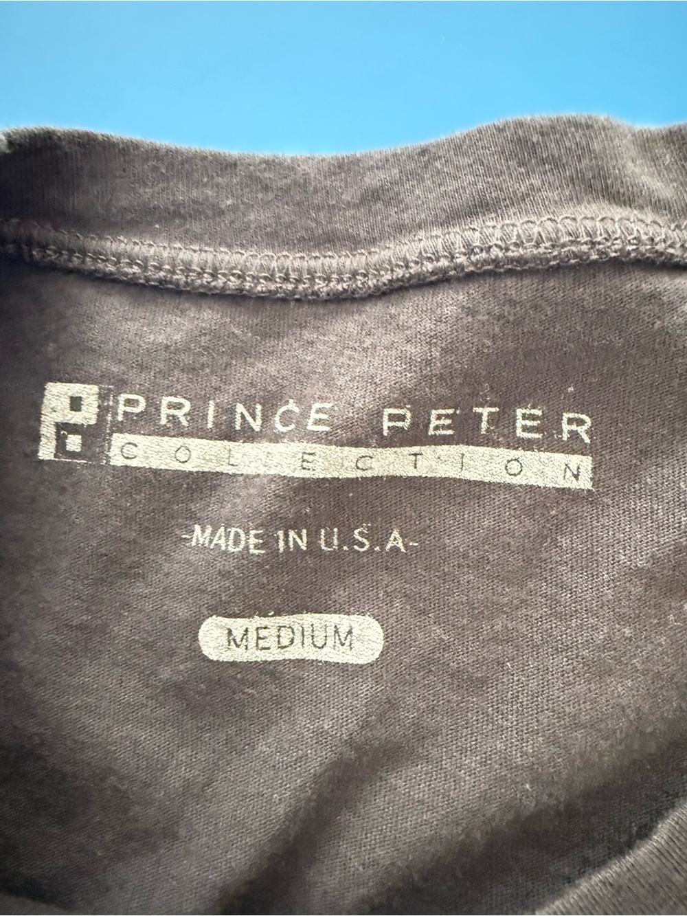 Prince Peter Collection Cropped Graphic Tee. Size Junior M=XS. Like New - Picture 6 of 7
